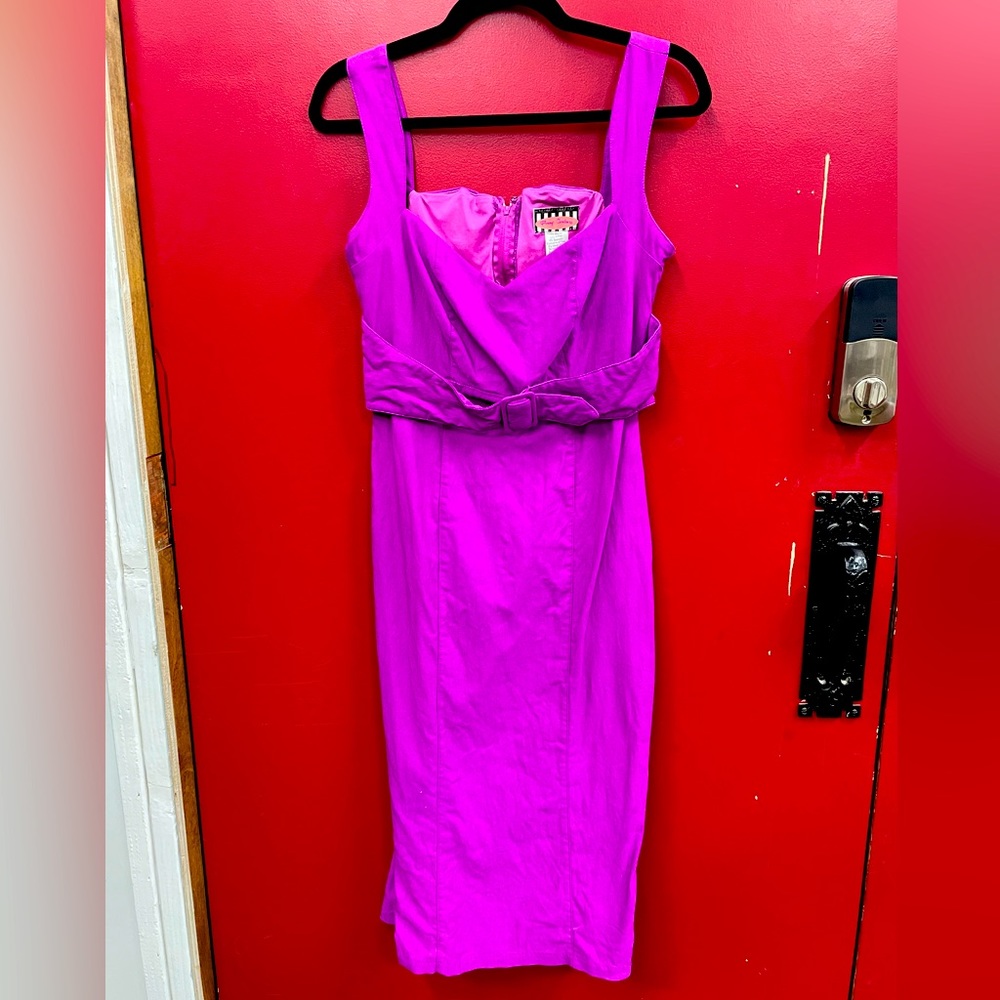 Pinup Couture Magenta Wiggle Dress NWOT